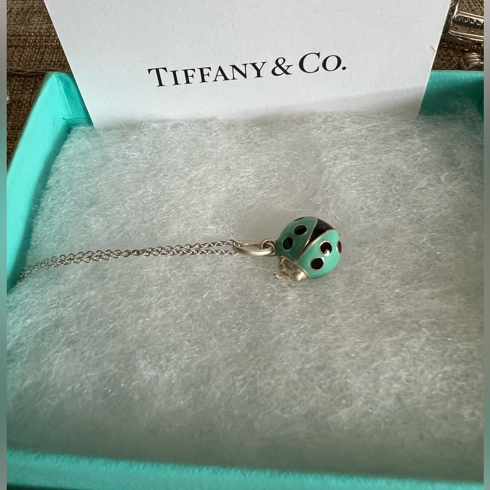 Perfect condition Lady Bug Tiffany Necklace!